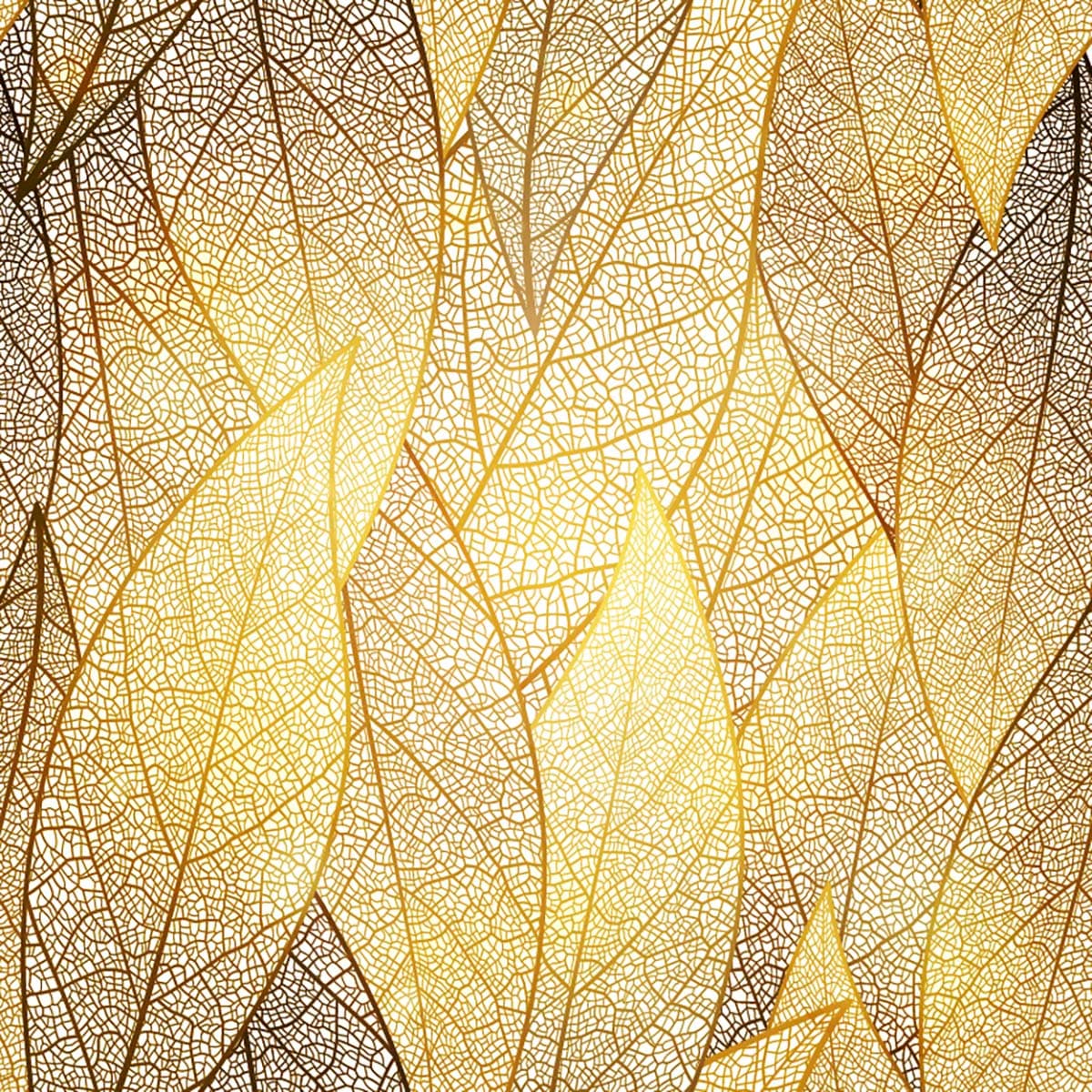 Elegant Golden Leaf Vein Pattern wallpaper pattern detail