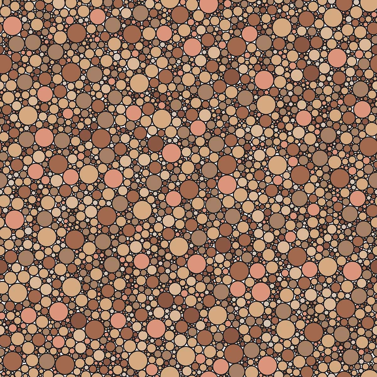 Modern Minimal Dot Circle Pattern Wallpaper for Walls pattern detail