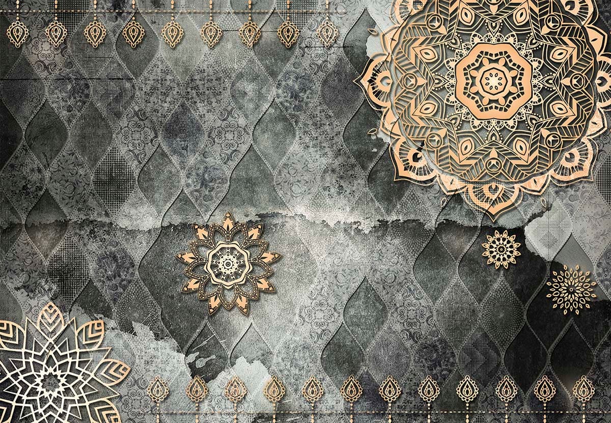 3D Damask Wallpapers pattern detail
