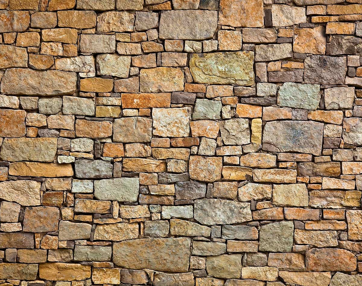 Rock Wall Texture Natural Stone Wall Mural Wallpaper pattern detail