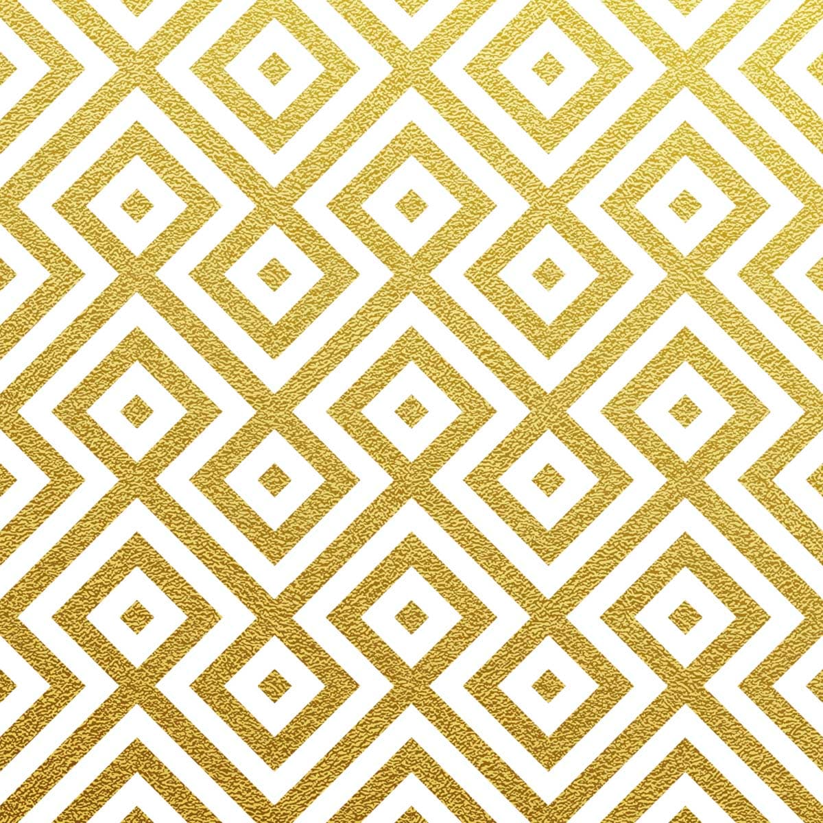 Luxurious Golden Squares Pattern Wallpaper pattern detail