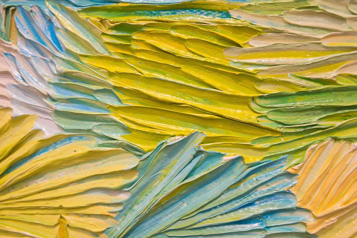 Radiant Fieldscape 3D Acrylic Wall Design Wallpaper pattern detail