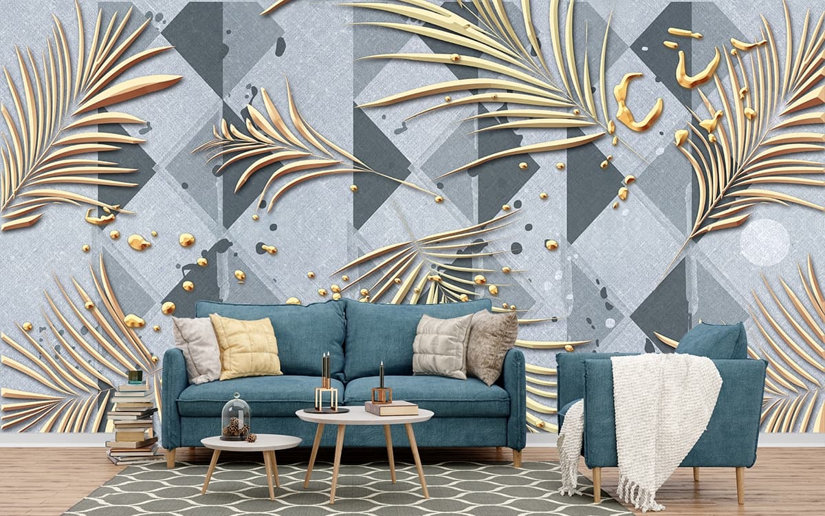 Subtle Neutral Texture Close-Up Pattern Wallpaper shown in a room