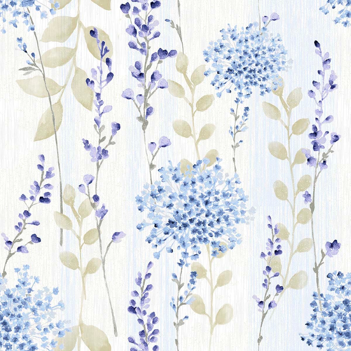 A wall covering vibrant flowers and leaves pattern detail