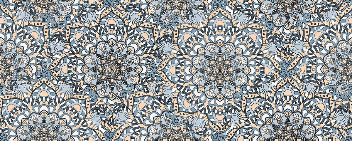 A Pattern of Wallpaper for Walls of Floral Pattern pattern detail