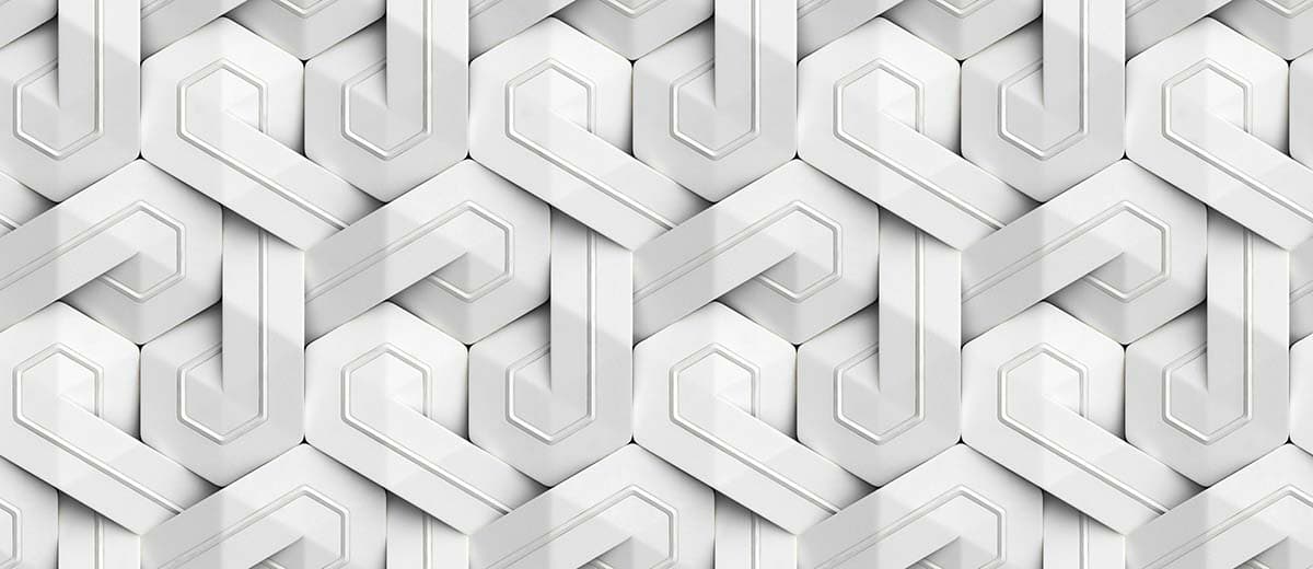 A white surface with lines pattern detail