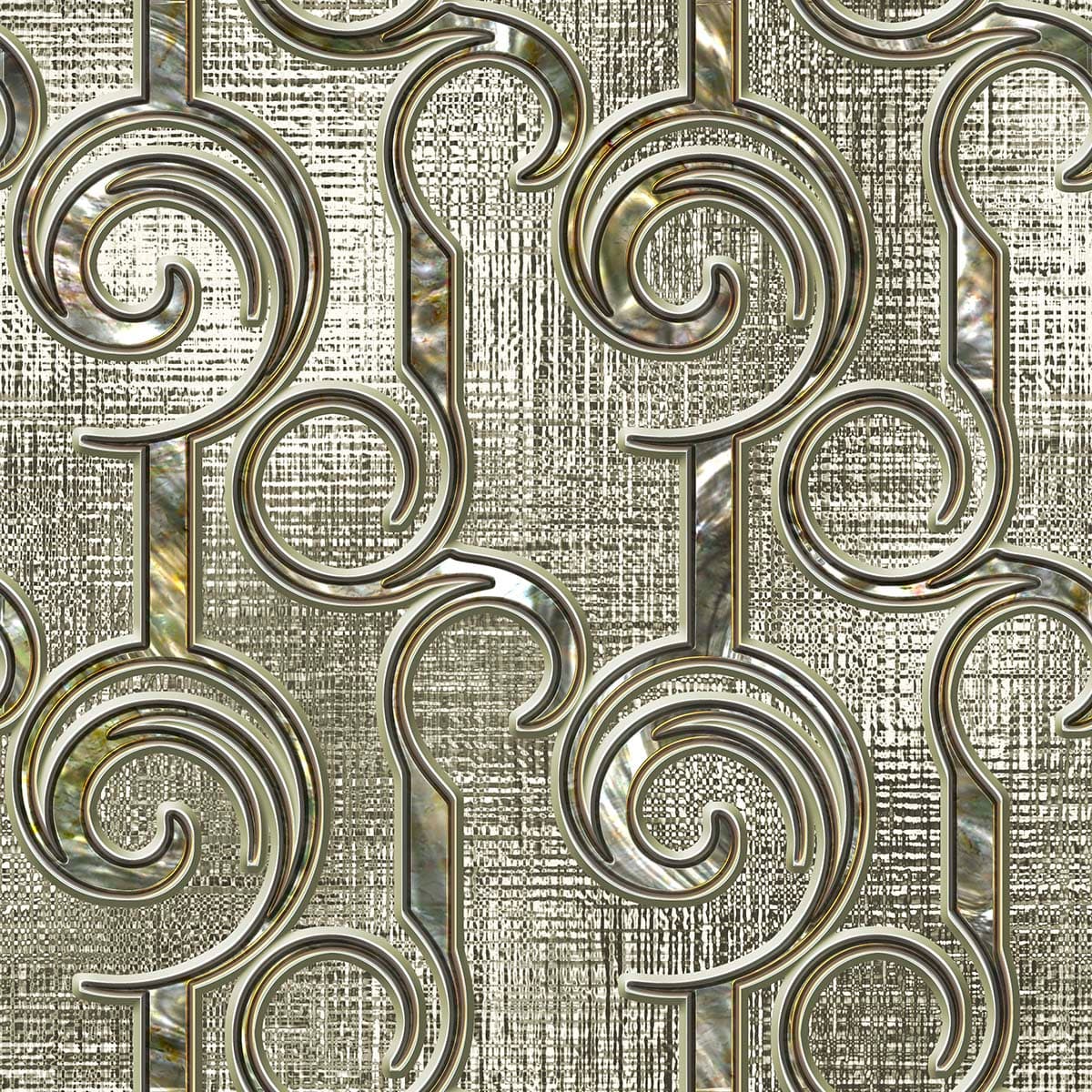 A Seamless Texture Wallpaper with Golden Design pattern detail