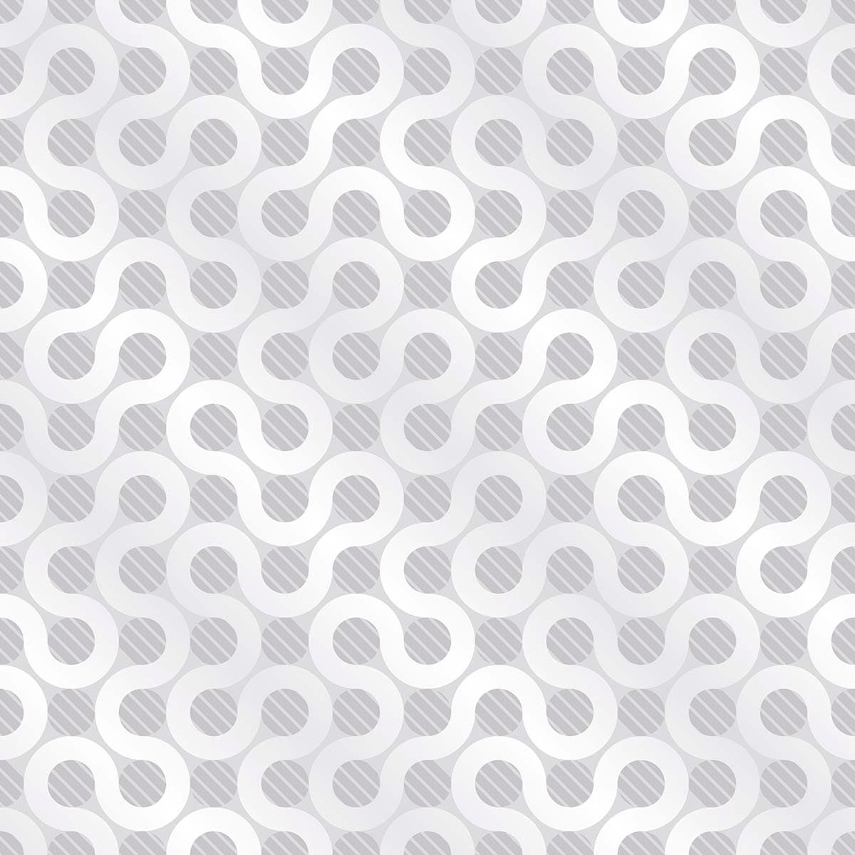 Classic White and Gray Pattern Decor Style Wallpaper pattern detail