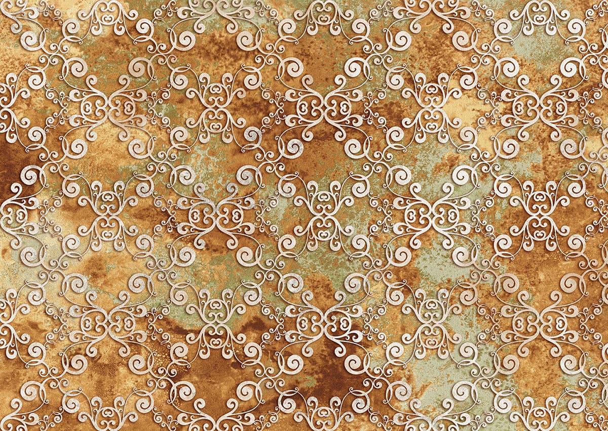 A Seamless Wallpaper Pattern on a Wall pattern detail