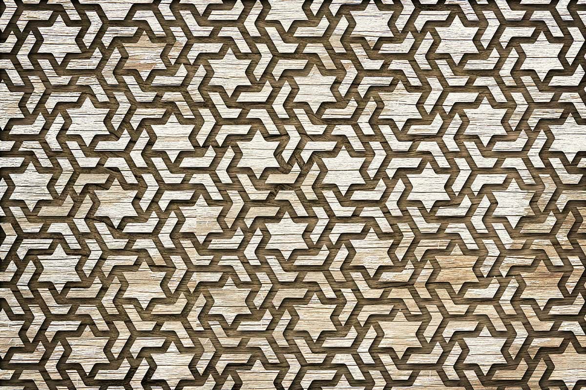 Natural Wood Surface Pattern Interior Wallpaper pattern detail