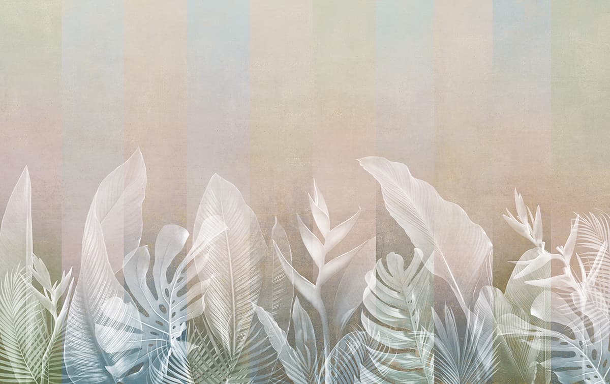 Aesthetic Leaf Close-Up Nature Pattern Wallpaper pattern detail