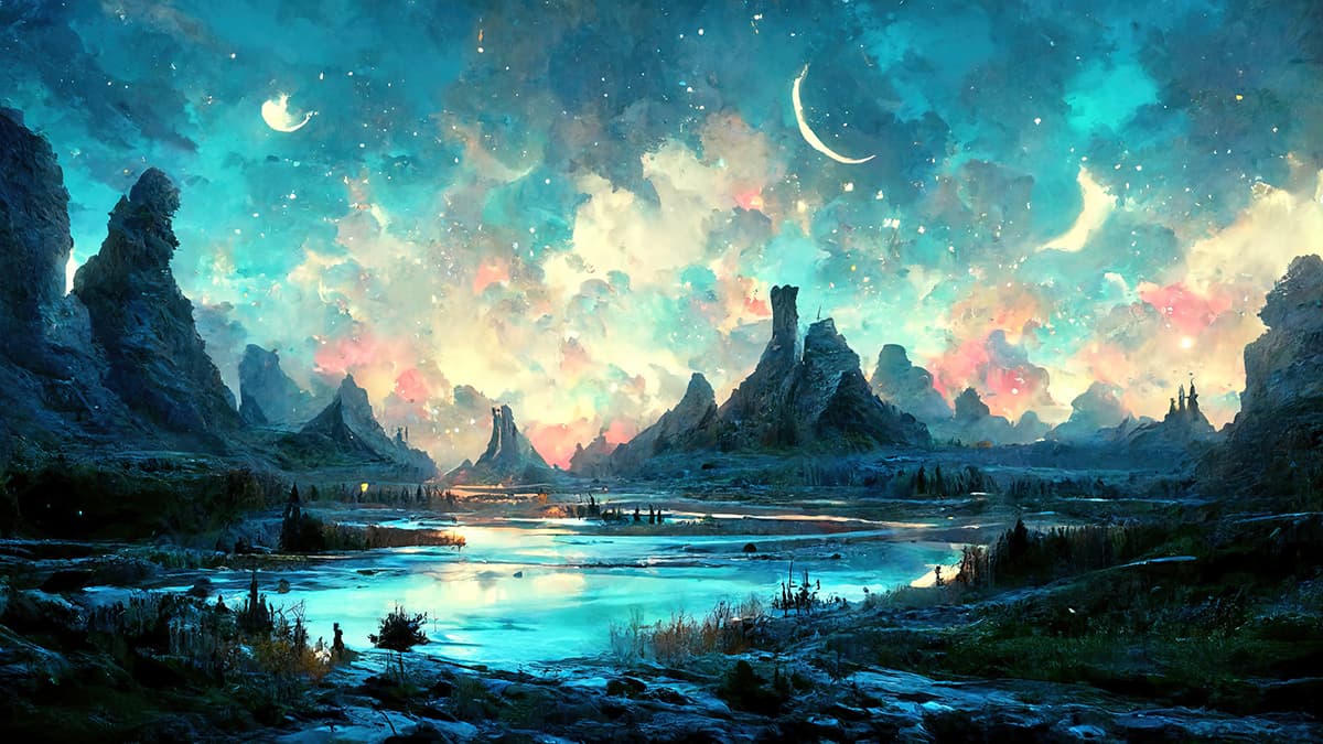 Crescent moon wallpaper for wall pattern detail