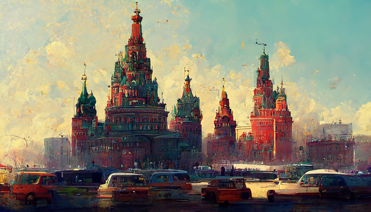 Large City with Cars and Buildings Urban Scene wallpaper pattern detail