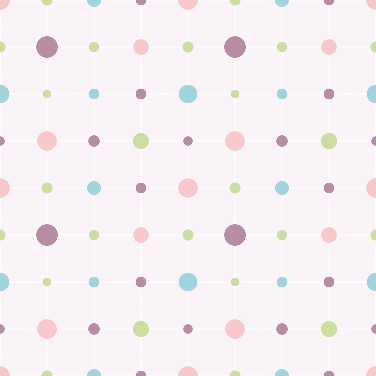 Vibrant Colorful Dots Pattern in a Playful Abstract Style Wallpaper pattern detail