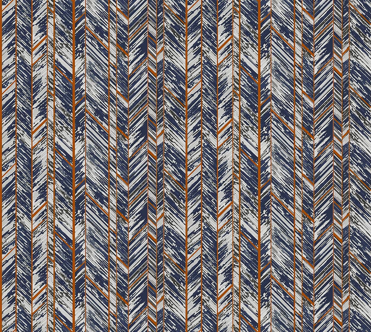 Classic Blue and White Striped Pattern Minimal Wallpaper pattern detail