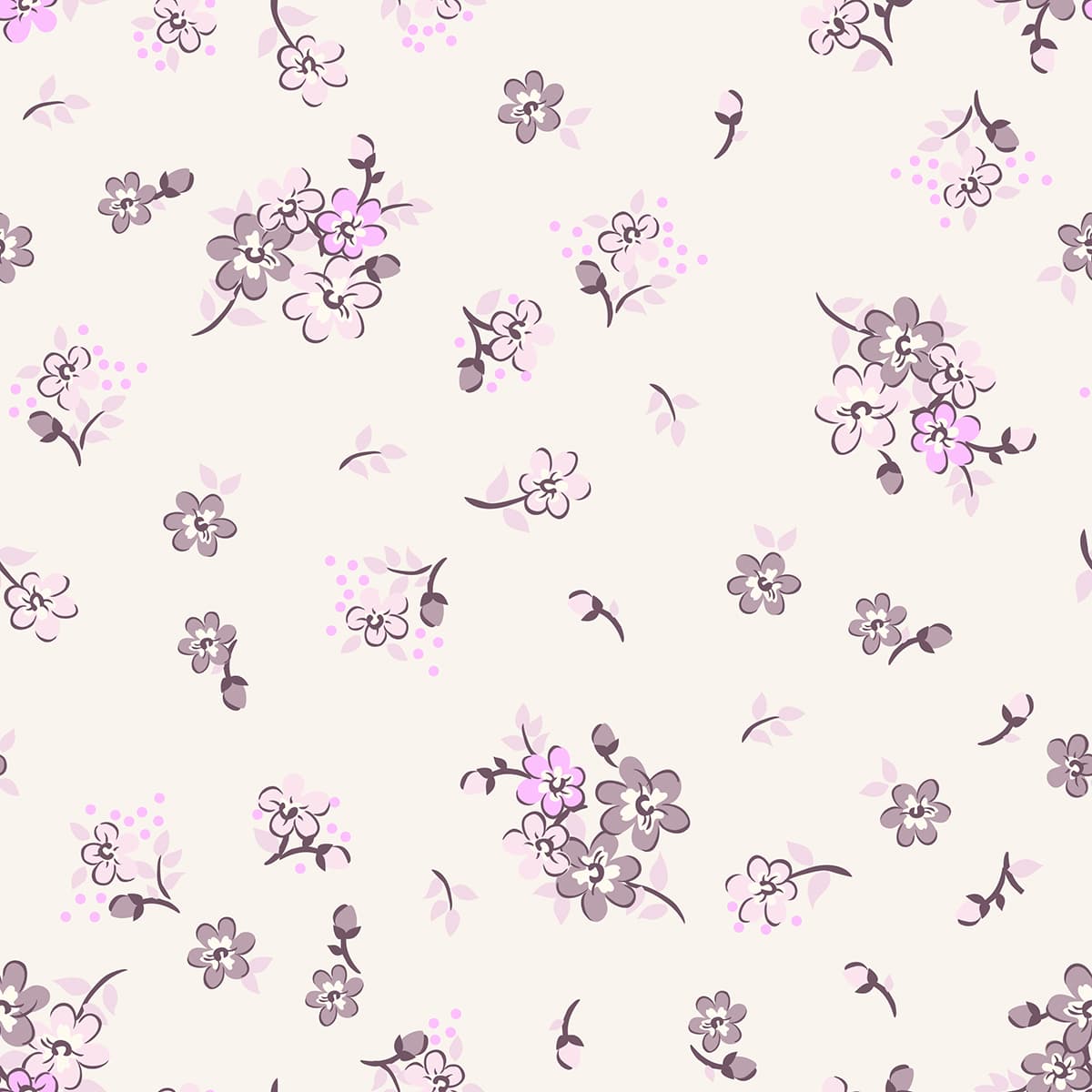 A pattern of flowers on a white background pattern detail