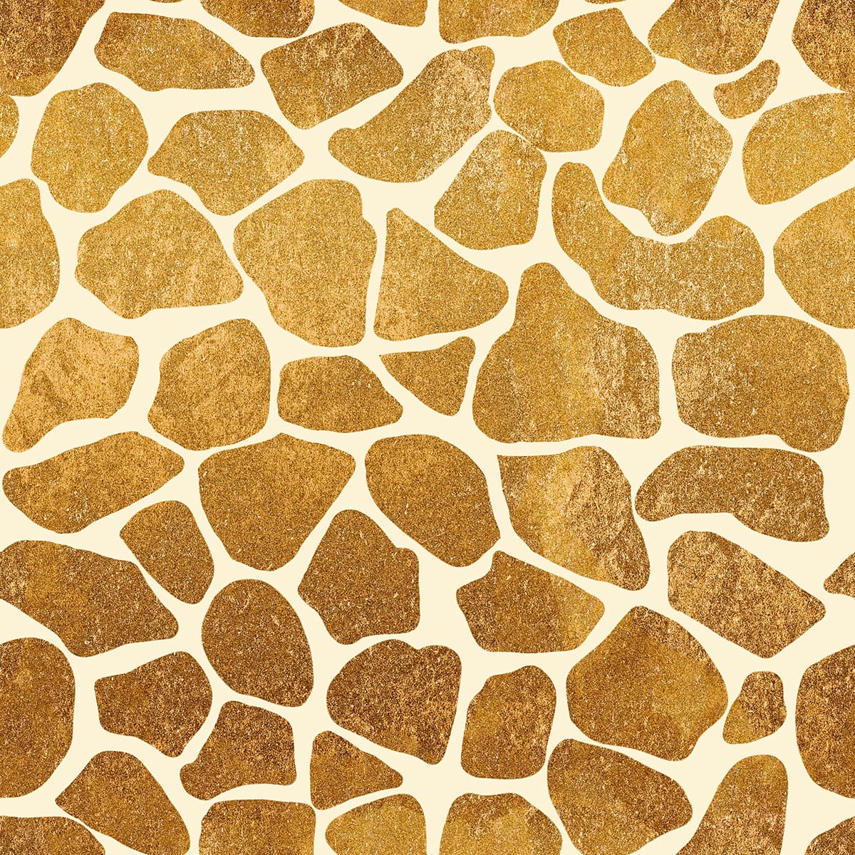 Elegant Gold Stone Pattern Metallic Wallpaper pattern detail