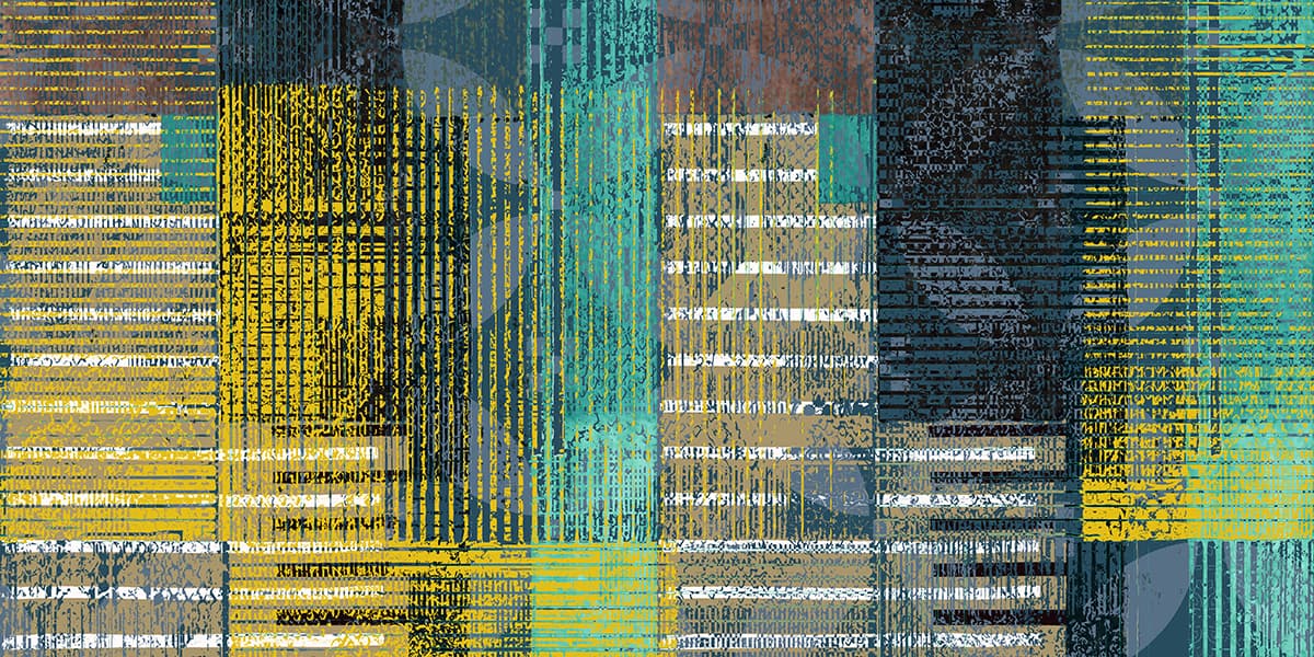 Stylish White Yellow Lines Abstract Design wallpaper pattern detail