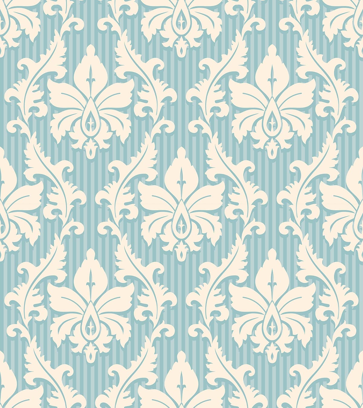 A pattern of white and blue flowers pattern detail