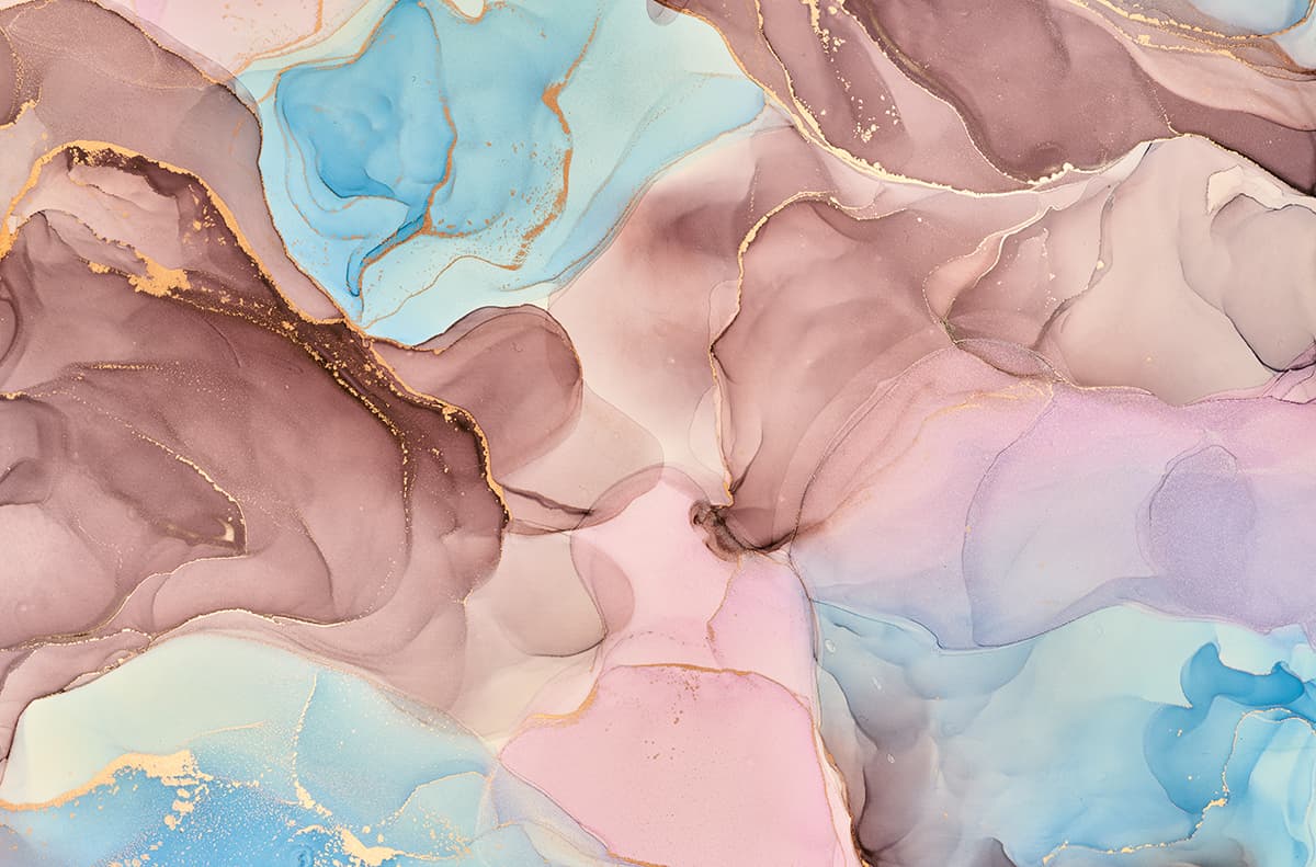 Blue and Pink Marble Wallpaper, Marble Wall Mural pattern detail