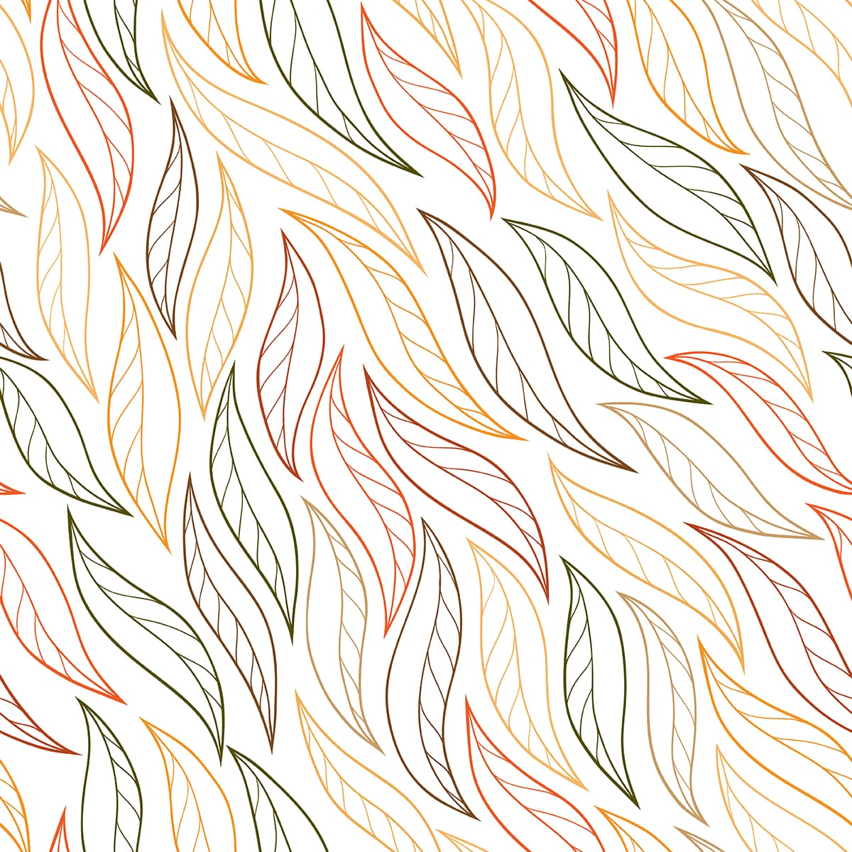 Modern Leaf Line Classy Design Wallpaper pattern detail