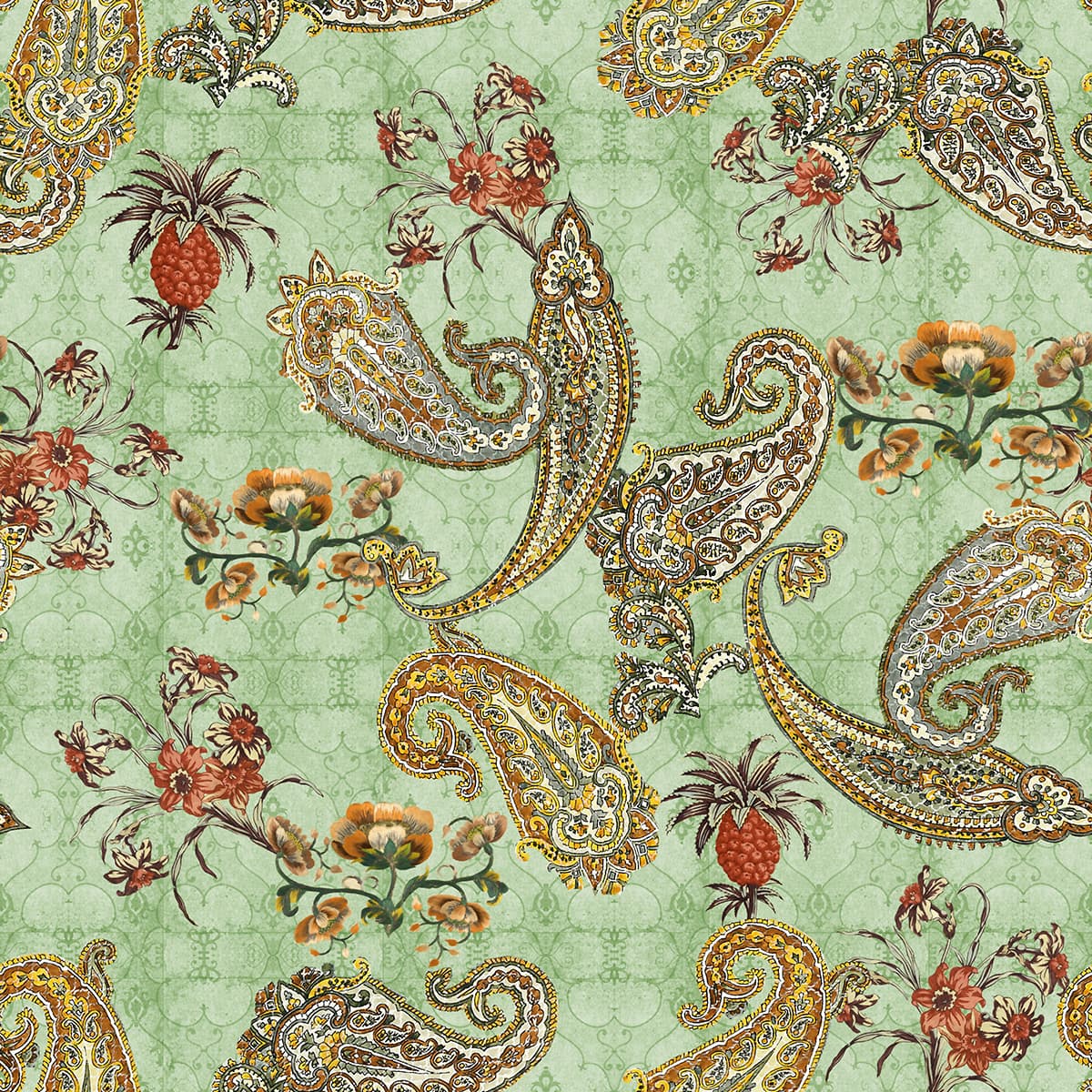 An Abstract Wallpaper Texture with Floral Design pattern detail