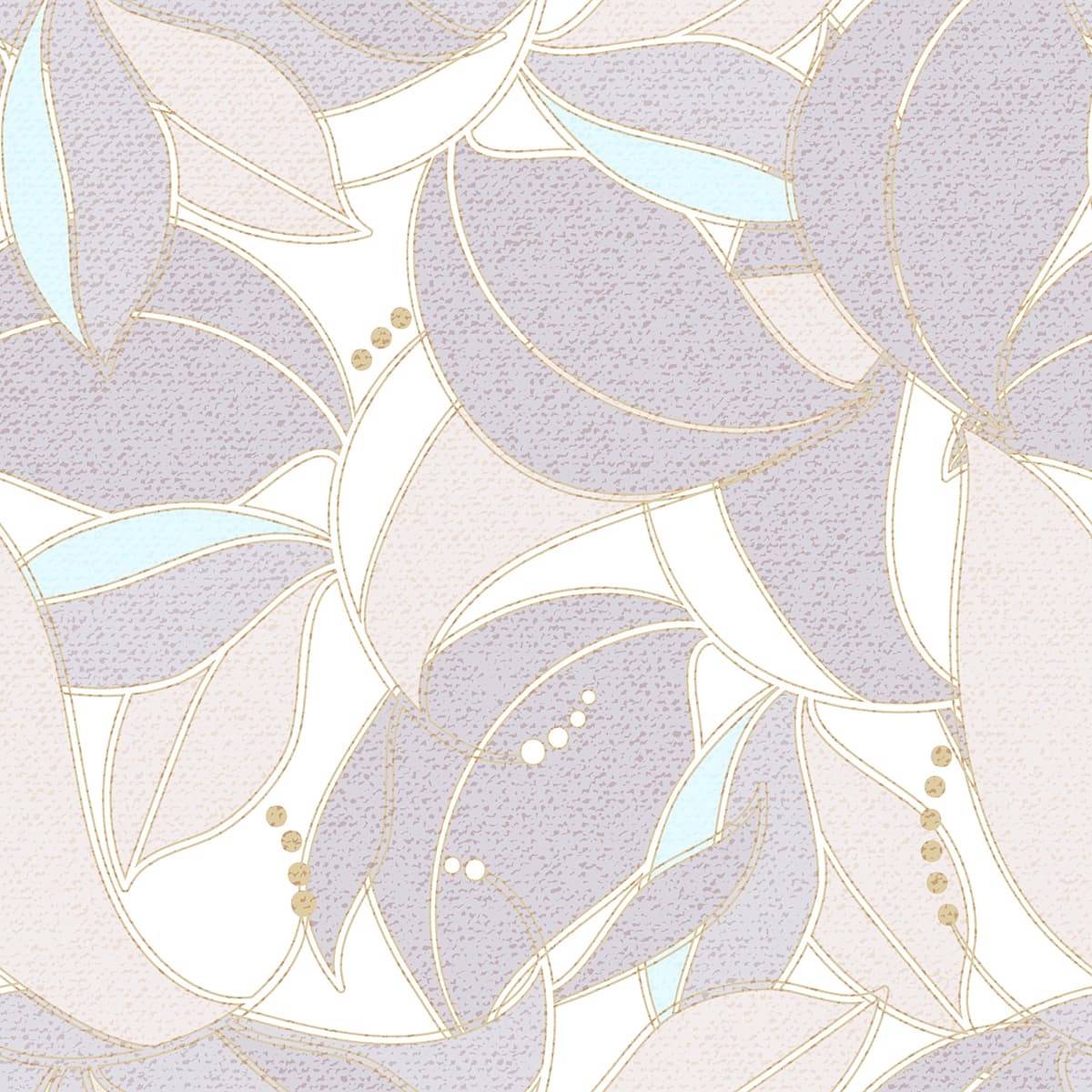 Batik Trees Leaves Design Wallpaper pattern detail