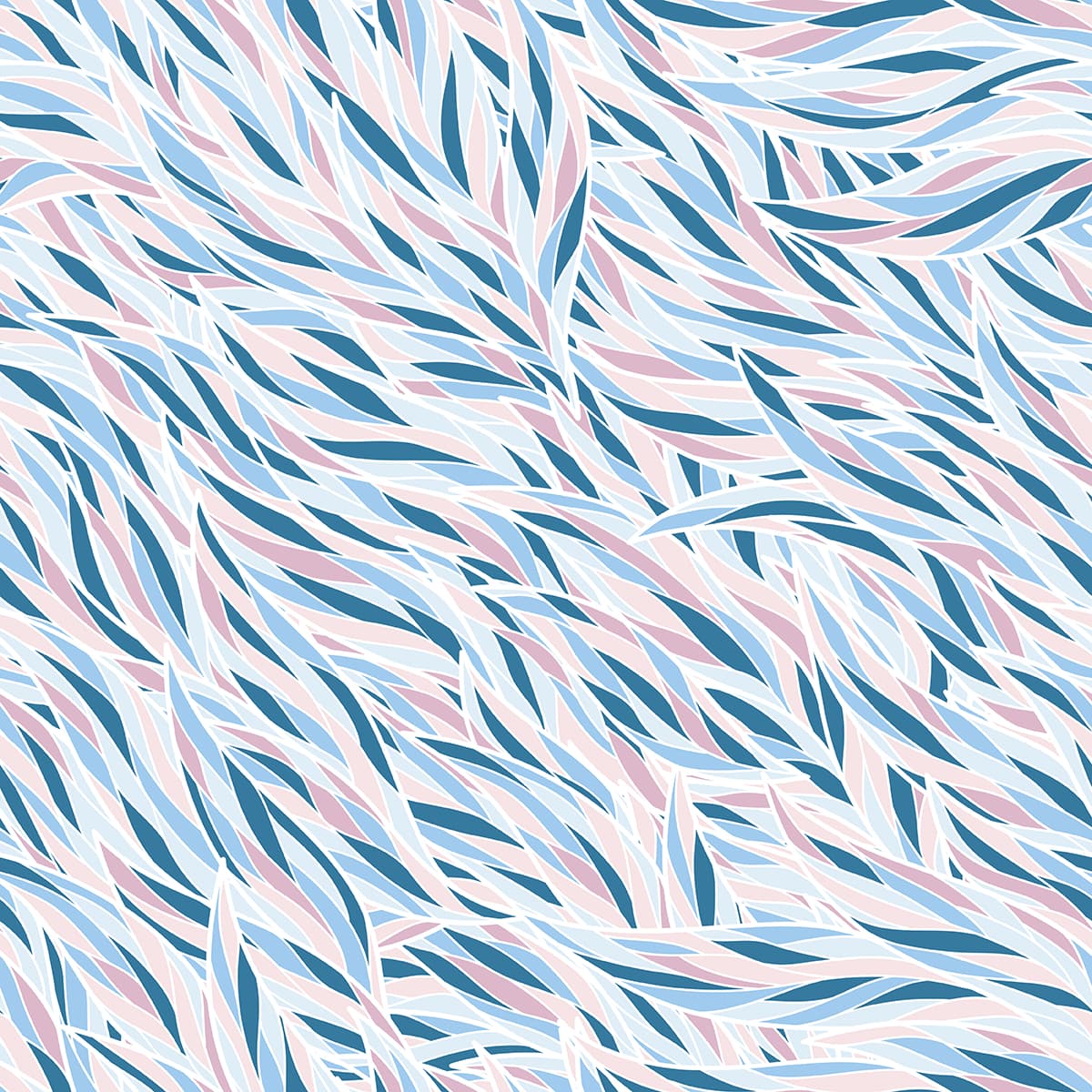 A Pattern of Blue and Pink Waves Soft Abstract Wallpaper pattern detail