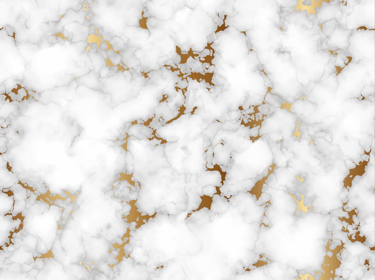 Opulent White & Gold Marble Wallpaper pattern detail