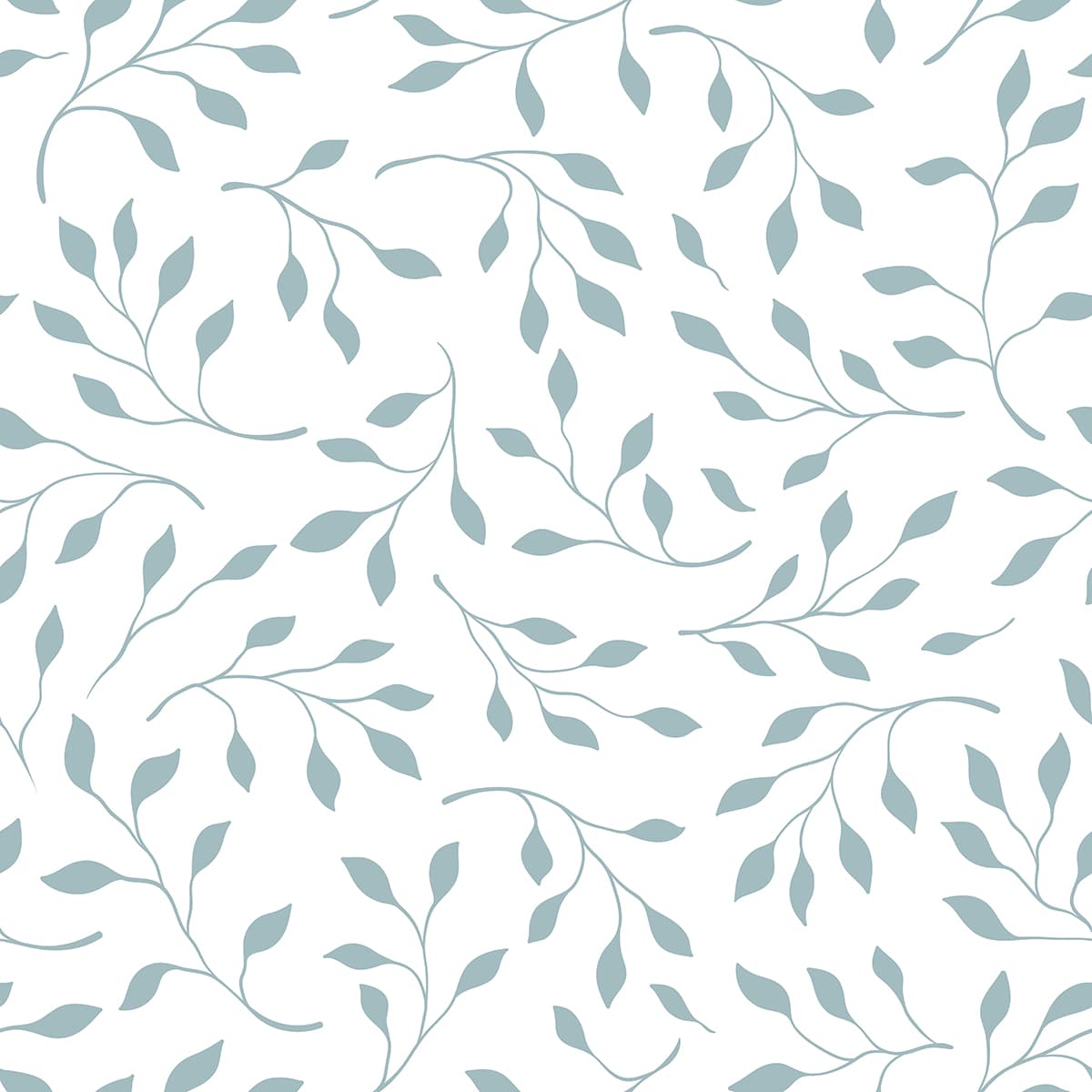 Leaf Pattern on White Background for Home Decor Wallpaper pattern detail