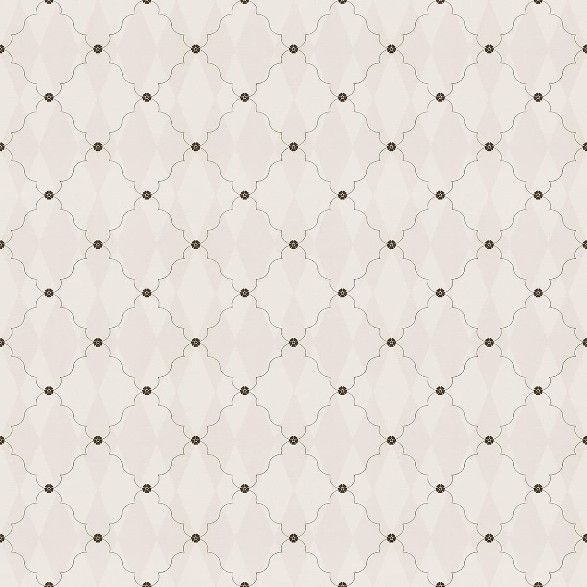 Elegant Monochrome Diamond Pattern Wallpaper pattern detail