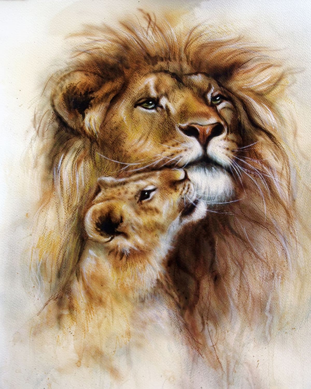 Lion King Wallpaper Mural pattern detail