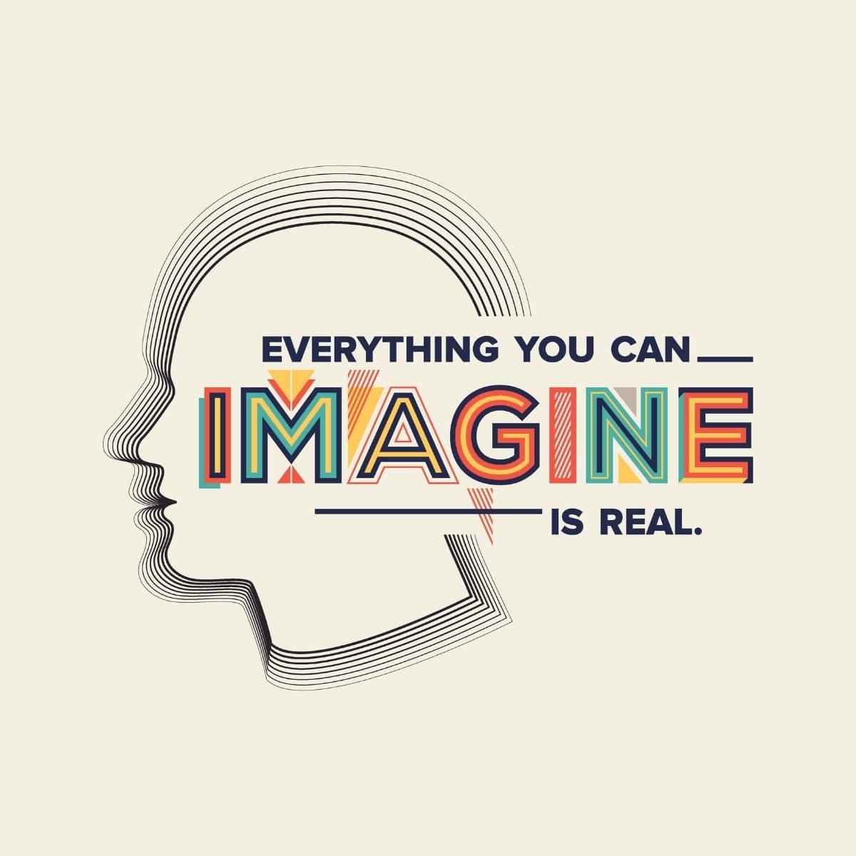 Everything You Can Imagine is Real, Wallpaper for Office Wall pattern detail