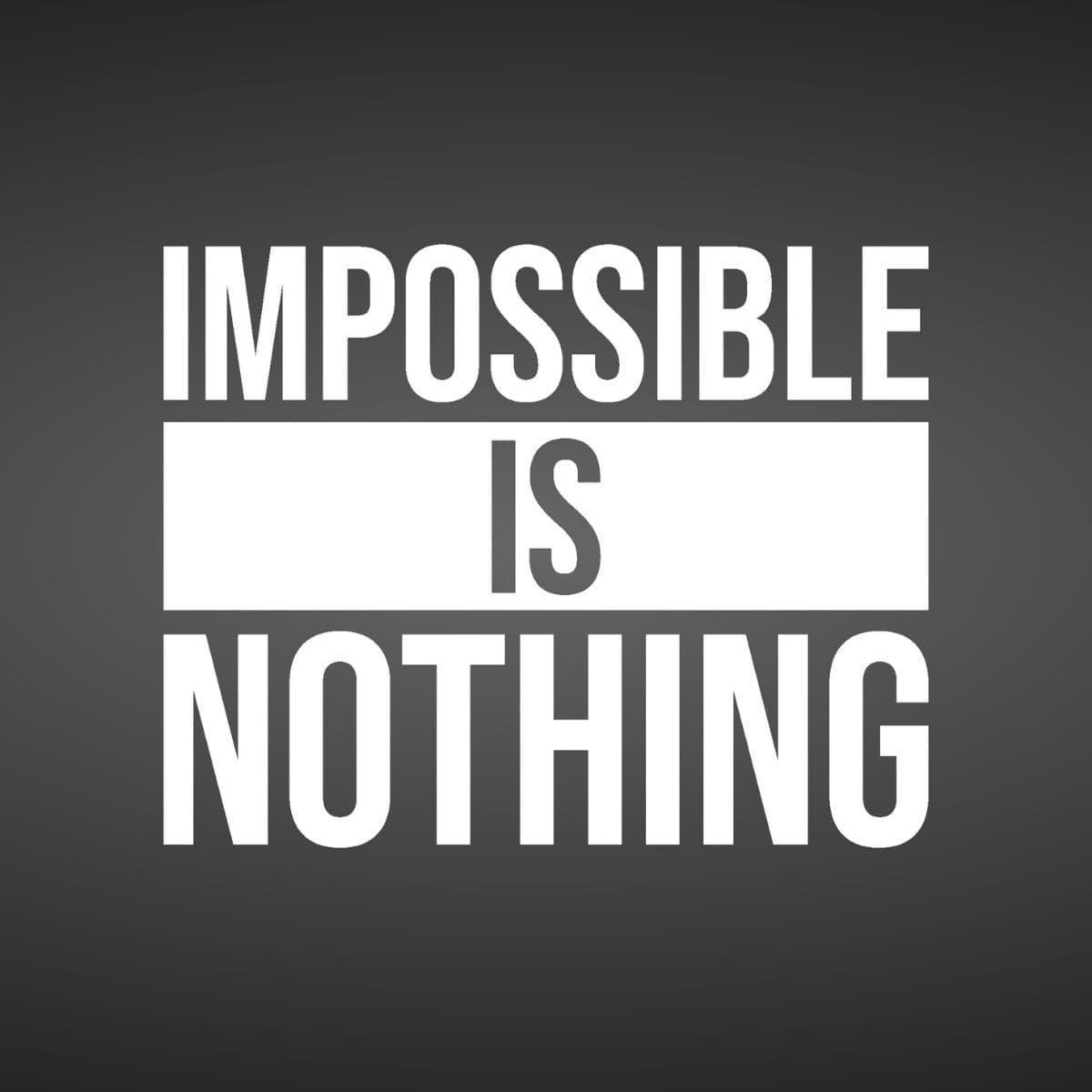 Impossible is Nothing, Wallpaper for Office Wall pattern detail