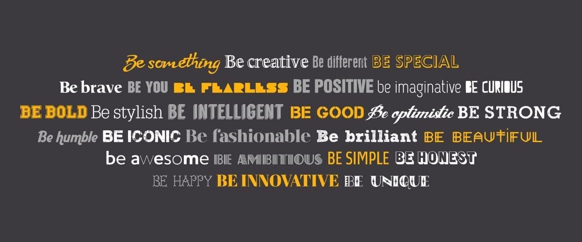 Be Creative Be Different, Wallpaper for Office Wall pattern detail