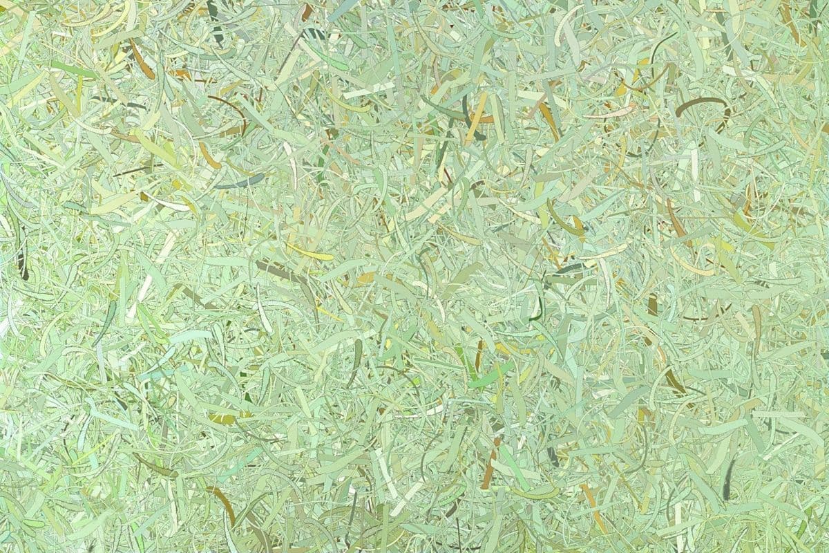 Light Green Curved Leaves Wallpaper for Walls pattern detail
