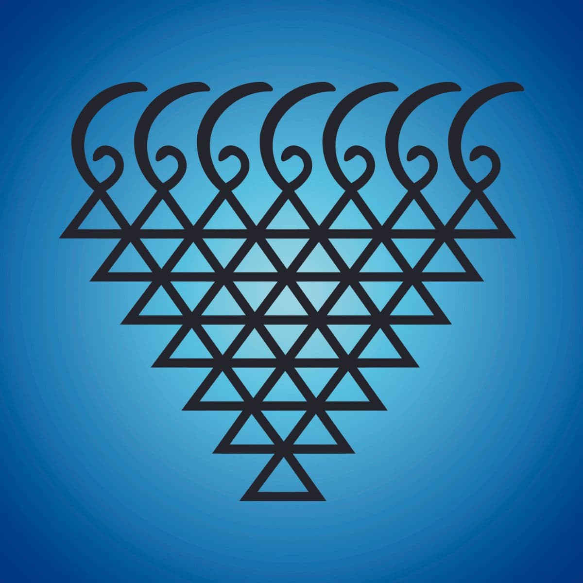 Saraswati Yantra Wallpaper for Pooja Room pattern detail