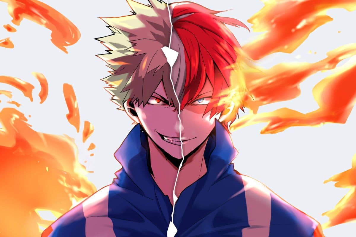 Katsuki Bokugou, Anime Wallpaper for Wall pattern detail