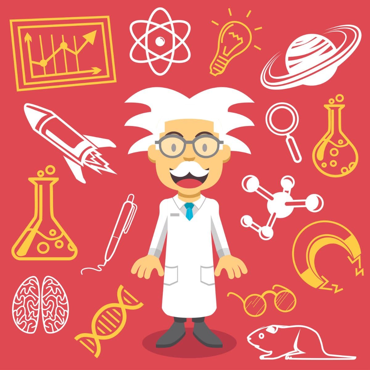 Einstein Kids Wallpaper pattern detail