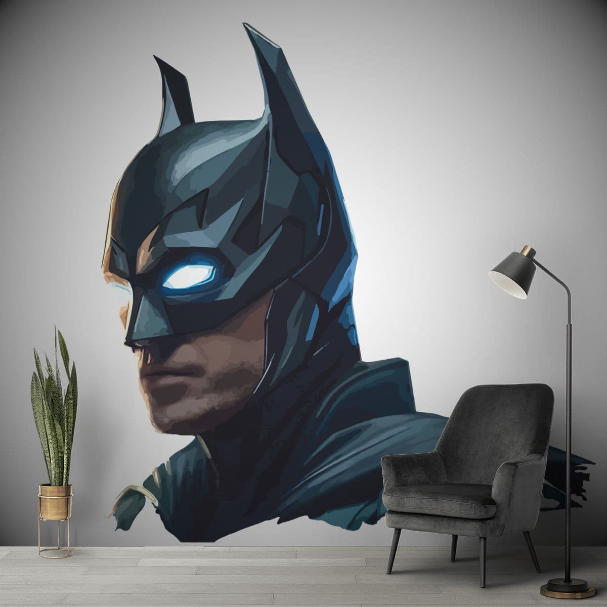 Bane's Nightmare, Batman Wall Print shown in a room