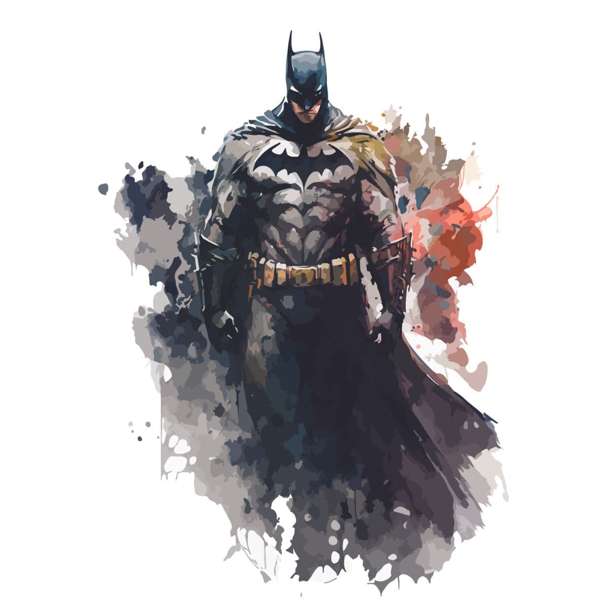 Bats in Flight, Batman Wall Decal pattern detail