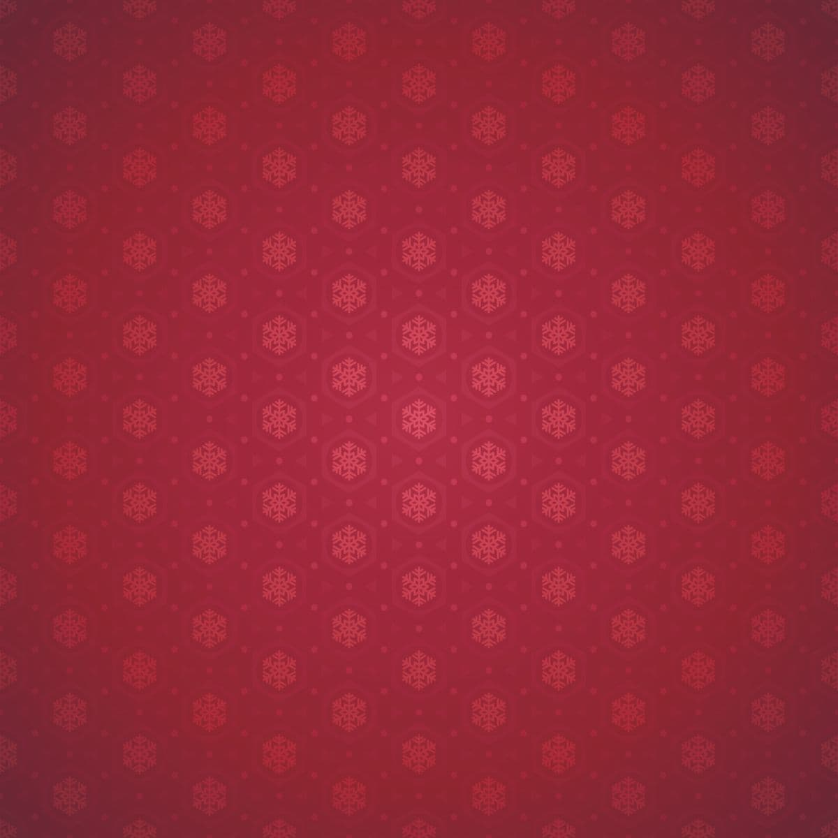 Christmas Red Snow Flakes Decor Wallpaper pattern detail