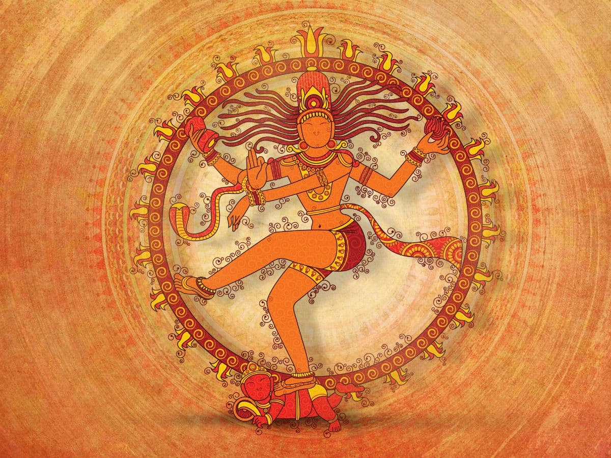 Shiva Natraj Wallpaper for Wall pattern detail
