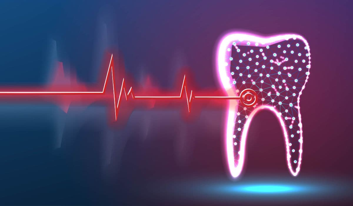 Dental Clinic Pulse Wallpaper for Wall pattern detail