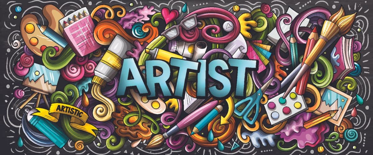 Artists Supply Graffiti Art Wallpaper for Wall pattern detail