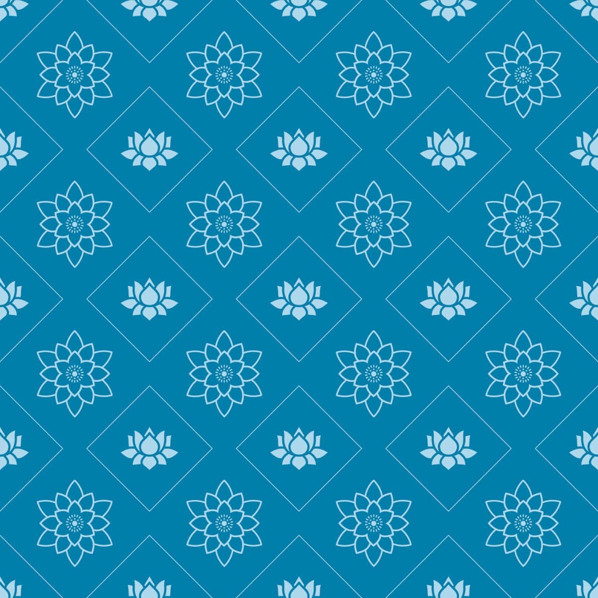 Chinese Style Lotus Pattern Wallpaper for Wall pattern detail