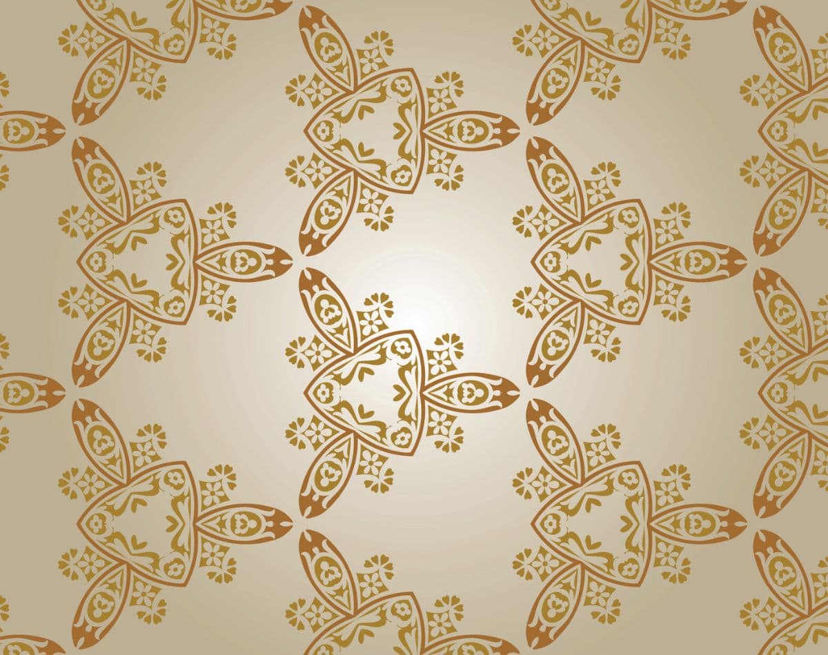 Beautiful Royal Retro Design Wallpaper for Wall pattern detail