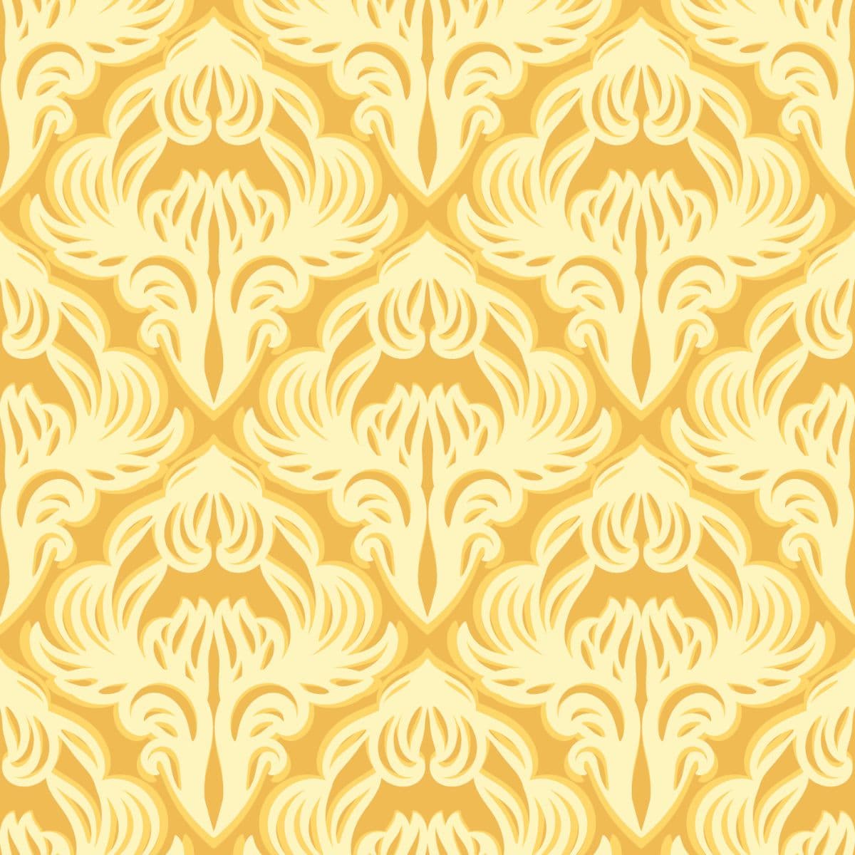 Classic Royal Damask Wallpaper Mural pattern detail