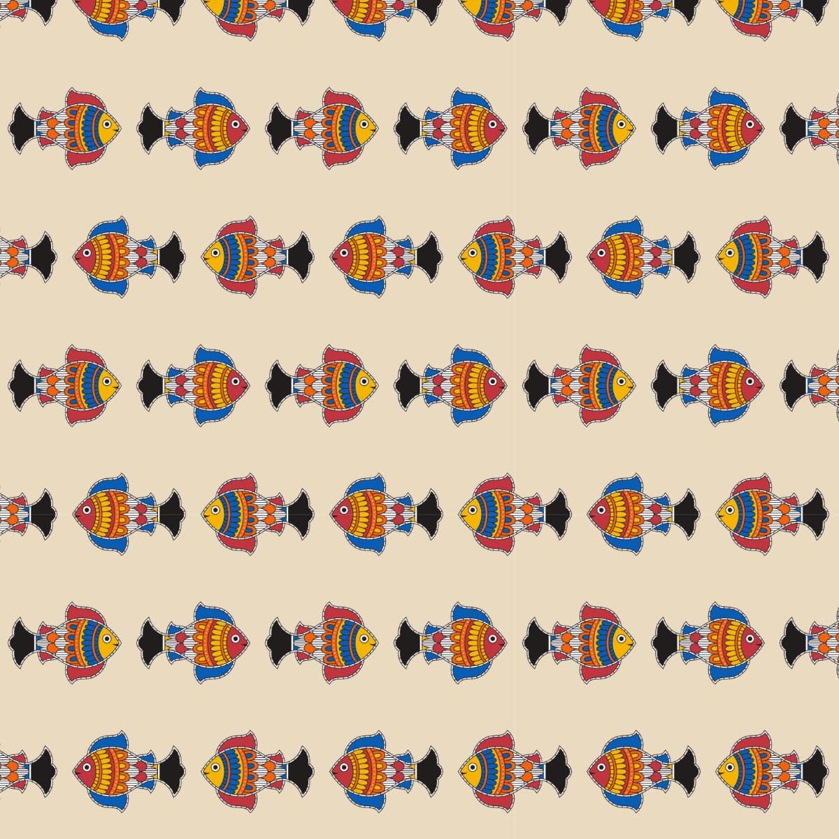 Glistening Fish Texture Wallpaper For Walls pattern detail