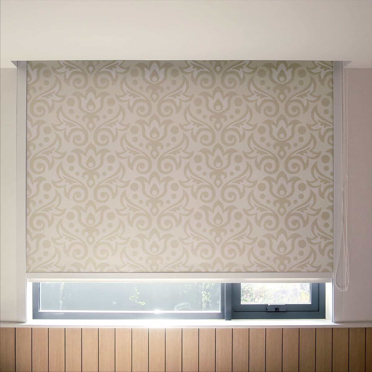 Ivory Impressions Tusk White Roller Blinds pattern detail